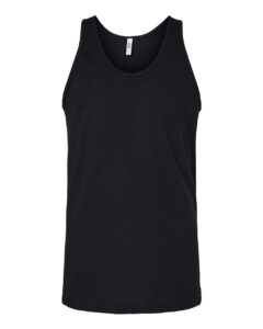 American Apparel 2408 Unisex Fine Jersey Tank – Black