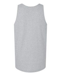 American Apparel 2408 Unisex Fine Jersey Tank – Heather Grey (back)