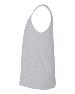 American Apparel 2408 Unisex Fine Jersey Tank – Heather Grey (side)
