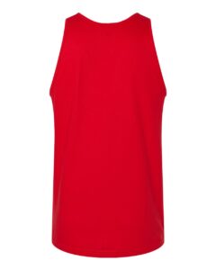 American Apparel 2408 Unisex Fine Jersey Tank – Red (back)
