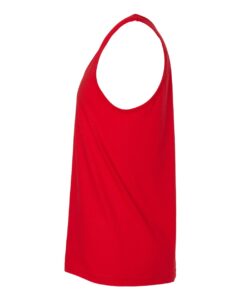 American Apparel 2408 Unisex Fine Jersey Tank – Red (side)