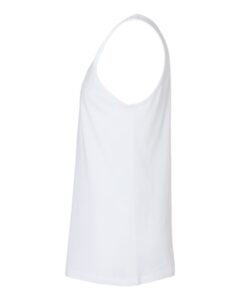 American Apparel 2408 Unisex Fine Jersey Tank – White (side)