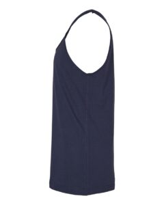 American Apparel 2408 Unisex Fine Jersey Tank – Navy (side)