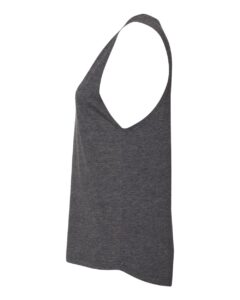Next Level 5013 Women’s Festival Muscle Tank – Charcoal (side)