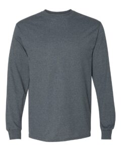 Gildan 8400 Unisex DryBlend® 50/50 Long Sleeve T-Shirt – Dark Heather