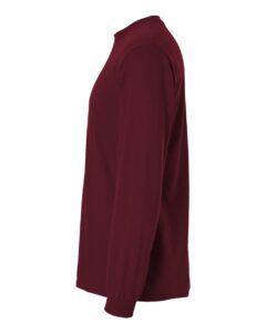 Gildan 8400 Unisex DryBlend® 50/50 Long Sleeve T-Shirt – Maroon (side)
