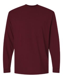 Gildan 8400 Unisex DryBlend® 50/50 Long Sleeve T-Shirt – Maroon