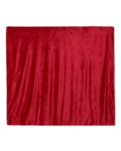 Alpine Fleece 8726 Oversized Mink Sherpa Blanket – Red