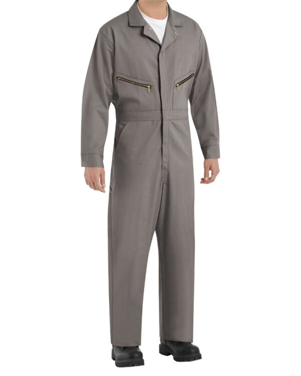 Red Kap Men’s Extended Sizes Zip-Front Cotton Coverall