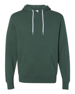 Independent Trading Co. AFX90UN Unisex Lightweight Hooded Sweatshirt – Alpine Green