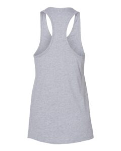 BELLA + CANVAS 6008 Women’s Jersey Racerback Tank – Athletic Heather (back)