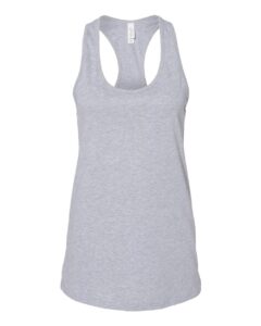 BELLA + CANVAS 6008 Women’s Jersey Racerback Tank – Athletic Heather