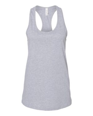 BELLA + CANVAS 6008 Women’s Jersey Racerback Tank – Athletic Heather