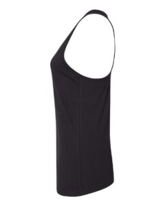 BELLA + CANVAS 6008 Women’s Jersey Racerback Tank – Black (side)