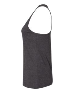 BELLA + CANVAS 6008 Women’s Jersey Racerback Tank – Dark Grey Heather (side)