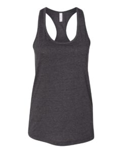 BELLA + CANVAS 6008 Women’s Jersey Racerback Tank – Dark Grey Heather