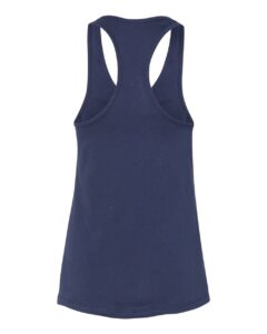 BELLA + CANVAS 6008 Women’s Jersey Racerback Tank – Navy (back)