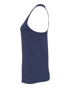 BELLA + CANVAS 6008 Women’s Jersey Racerback Tank – Navy (side)