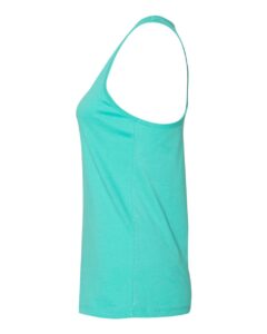 BELLA + CANVAS 6008 Women’s Jersey Racerback Tank – Teal (side)