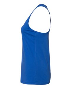 BELLA + CANVAS 6008 Women’s Jersey Racerback Tank – True Royal (side)