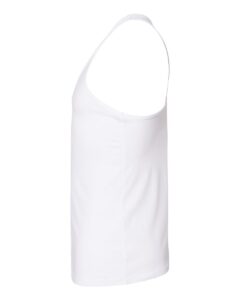 BELLA + CANVAS 6008 Women’s Jersey Racerback Tank – White (side)