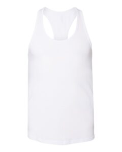 BELLA + CANVAS 6008 Women’s Jersey Racerback Tank – White