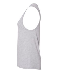 BELLA + CANVAS 6003 Women’s Jersey Muscle Tank – Athletic Heather (side)