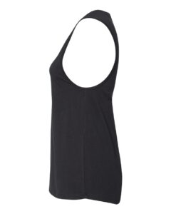 BELLA + CANVAS 6003 Women’s Jersey Muscle Tank – Black (side)
