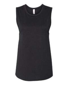 BELLA + CANVAS 6003 Women’s Jersey Muscle Tank – Black