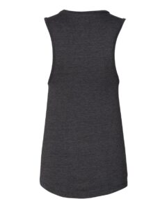 BELLA + CANVAS 6003 Women’s Jersey Muscle Tank – Dark Grey Heather (back)