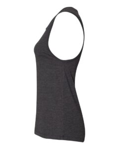 BELLA + CANVAS 6003 Women’s Jersey Muscle Tank – Dark Grey Heather (side)