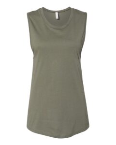 BELLA + CANVAS 6003 Women’s Jersey Muscle Tank – Military Green