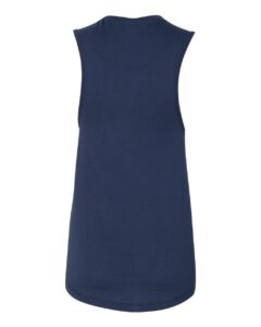 BELLA + CANVAS 6003 Women’s Jersey Muscle Tank – Navy (back)