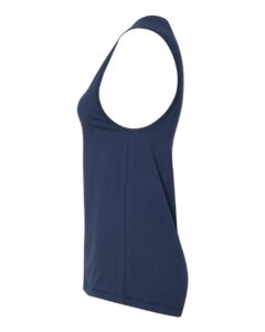 BELLA + CANVAS 6003 Women’s Jersey Muscle Tank – Navy (side)
