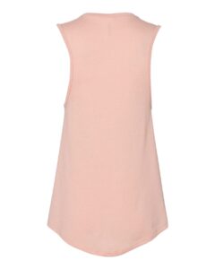 BELLA + CANVAS 6003 Women’s Jersey Muscle Tank – Heather Peach (back)
