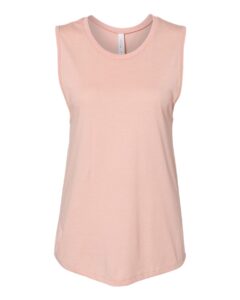 BELLA + CANVAS 6003 Women’s Jersey Muscle Tank – Heather Peach