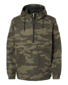Independent Trading Co. EXP94NAW Men’s Nylon Anorak – Forest Camo