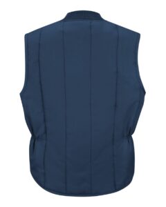 Red Kap VT22T Men’s Tall Quilted Vest – Navy (back)