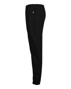 Badger 2215 Youth Athletic Fleece Joggers – Black (side)