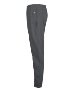 Badger 2215 Youth Athletic Fleece Joggers – Charcoal (side)