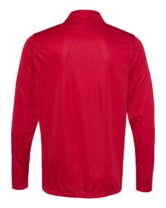 Augusta Sportswear 2785 Men’s Attain Color Secure® Performance Quarter-Zip Pullover – Red (back)