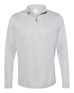 Augusta Sportswear 2785 Men’s Attain Color Secure® Performance Quarter-Zip Pullover – Silver