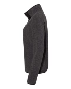 DRI DUCK 9340 Women’s Denali Mountain Fleece Pullover – Charcoal (side)
