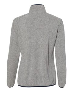 DRI DUCK 9340 Women’s Denali Mountain Fleece Pullover – Platinum (back)