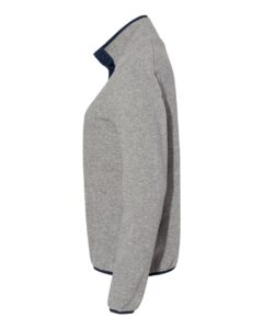 DRI DUCK 9340 Women’s Denali Mountain Fleece Pullover – Platinum (side)