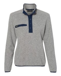 DRI DUCK 9340 Women’s Denali Mountain Fleece Pullover – Platinum