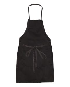 Liberty Bags 5509 Splatter Armor Apron – Black (back)