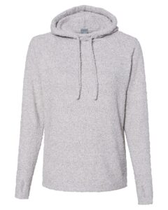 J. America 8680 Women’s Teddy Fleece Hooded Sweatshirt