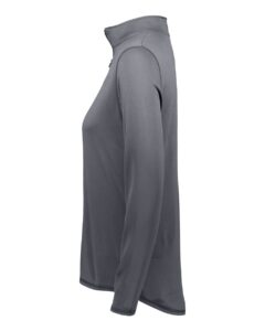 Augusta Sportswear 2787 Women’s Attain Color Secure® Performance Quarter-Zip Pullover – Graphite (side)