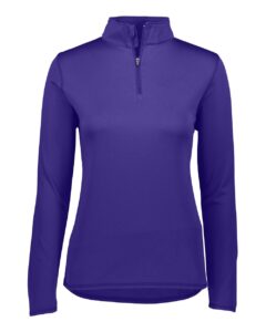 Augusta Sportswear 2787 Women’s Attain Color Secure® Performance Quarter-Zip Pullover – Purple